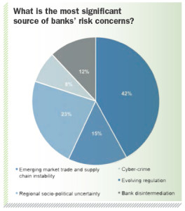 What is the most significant source of banks’ risk concerns?