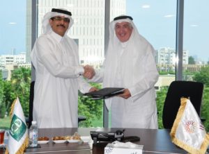 Eng. Hani Salem Sonbol, CEO ITFC and Mr. Khalid Mohammed Al-Aboodi, CEO ...